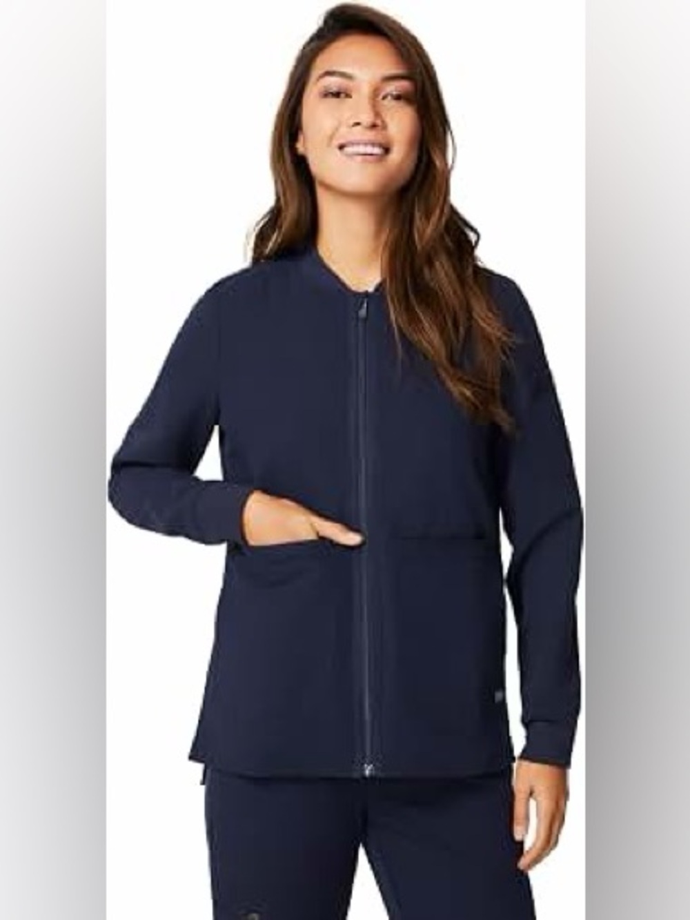 FIGS Bellery Scrub Jacket for Women - Stylish and Classic Fit Bomber Jacket $98